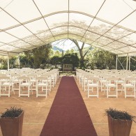 Sideless marquee inside